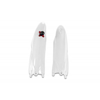 Fork slider protectors + quick starter - white 046 - Yamaha - REPLICA PLASTICS - YA04822-046 - UFO Plast
