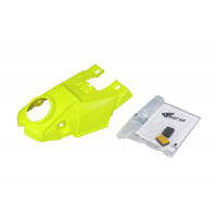 Mixed spare parts / Tank cover - neon yellow - Suzuki - REPLICA PLASTICS - SU04949-DFLU - UFO Plast