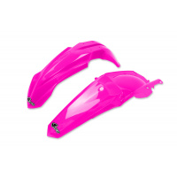 Kit Parafanghi fuxia per Yamaha YZF 250 (2014-18) - YZF 450 (2014-17) - PLASTICHE REPLICA - YAFK318-P - Ufo Plast