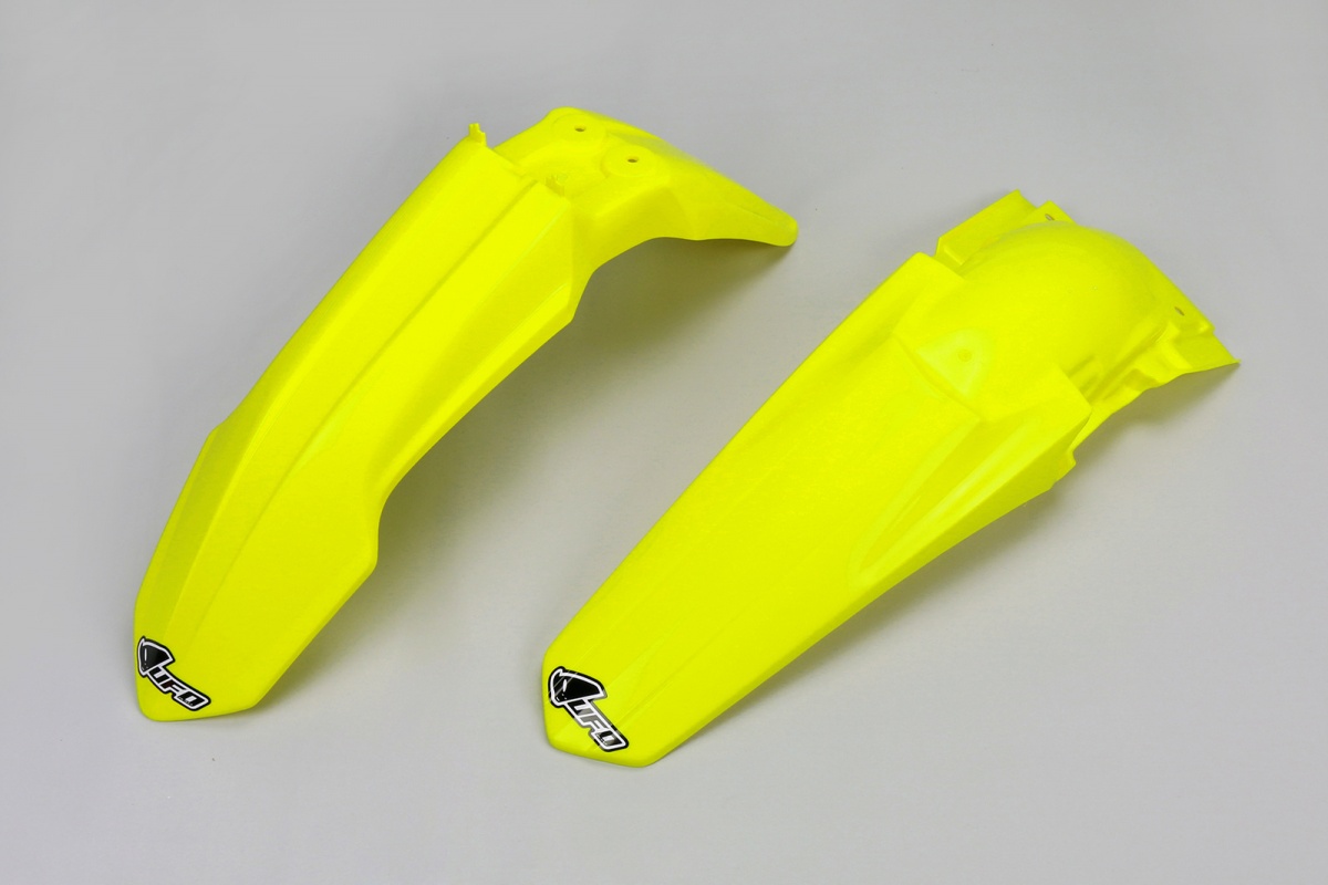 Kit parafanghi - giallo fluo - Suzuki - PLASTICHE REPLICA - SUFK415-DFLU - UFO Plast