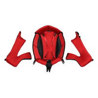 Inner pad and Cheek pads for motocross quiver helmet red - Helmet spare parts - HR130-B - UFO Plast