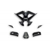 Mouthpiece & fixing accessories for motocross Diamond helmet black - Helmet spare parts - HR058-K - UFO Plast