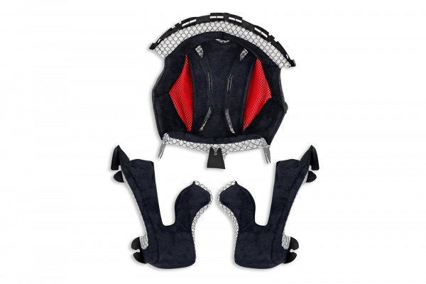 Inner pad e cheek pads for motocross Onyx helmet - Helmet spare parts - HR116 - UFO Plast