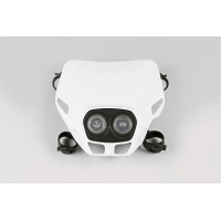 Motocross Firefly Twins headlight white - Headlight - PF01700-041 - UFO Plast