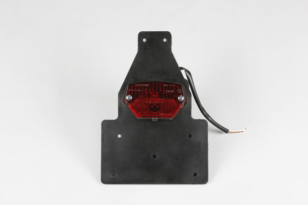 Universal rubber license plate holder with light -  - ME08028-K - UFO Plast