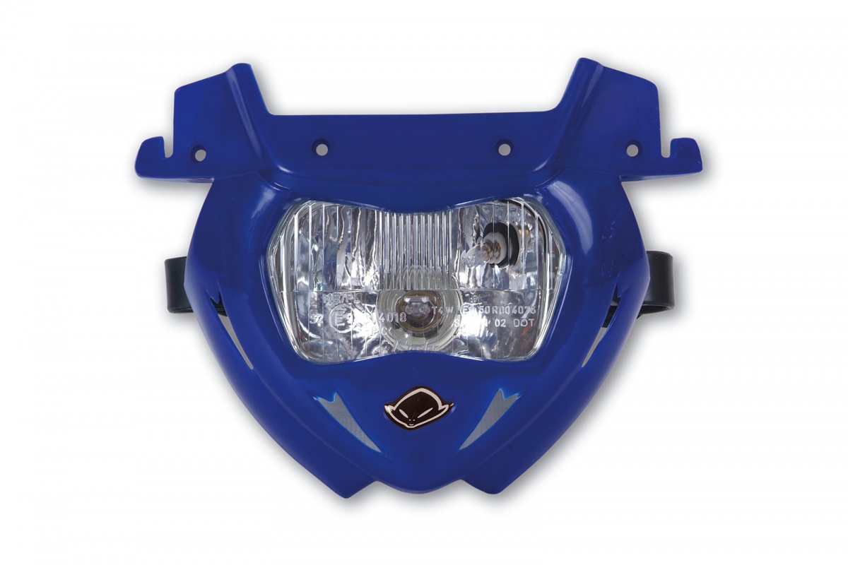Replacement plastic for motocross Panther headlight lower part blue - Headlight - PF01711-089 - UFO Plast
