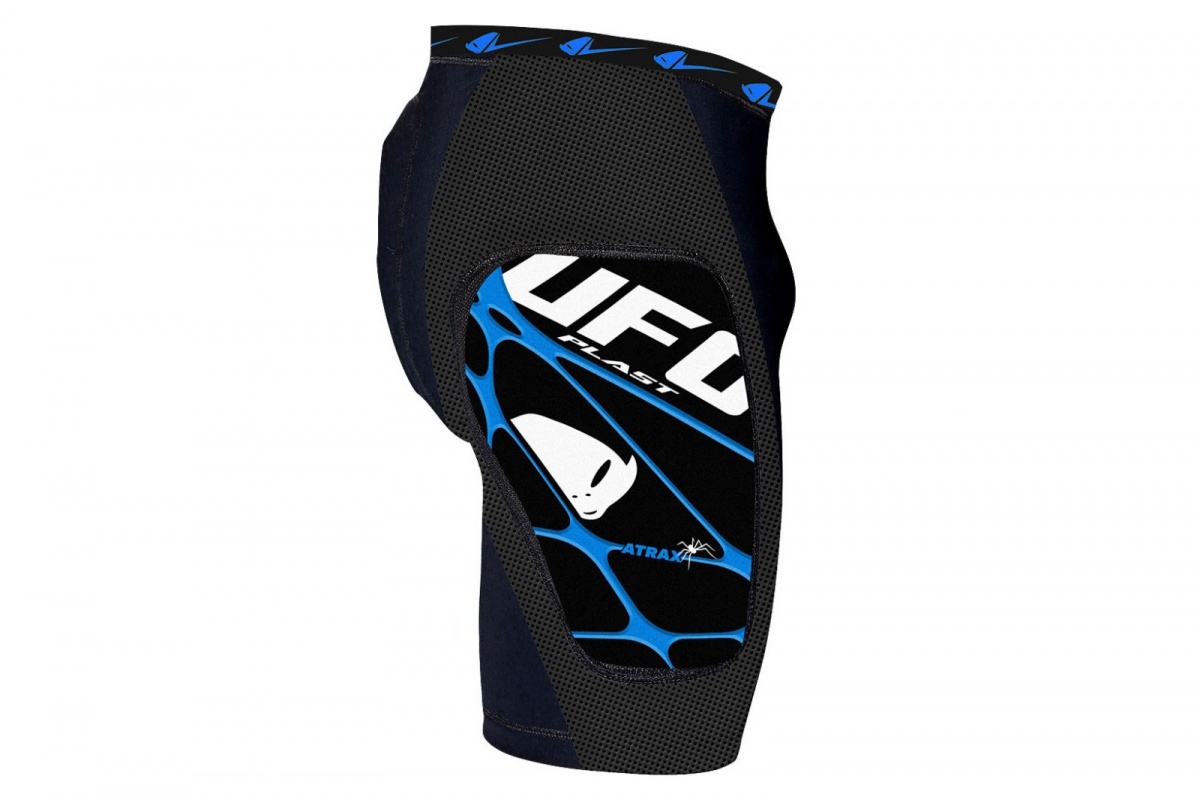 Pantaloncino protettivo motocross Atrax con protezioni nero - UFO P