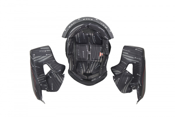 Inner pad e cheek pads for motocross enduro Aries helmet - Helmet spare parts - HR148 - UFO Plast
