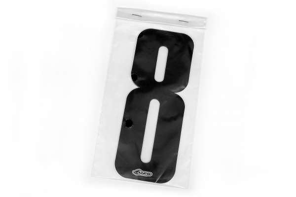 Numbers stickers for front number plate and side panels - Adesivi - AD01902-0018 - UFO Plast