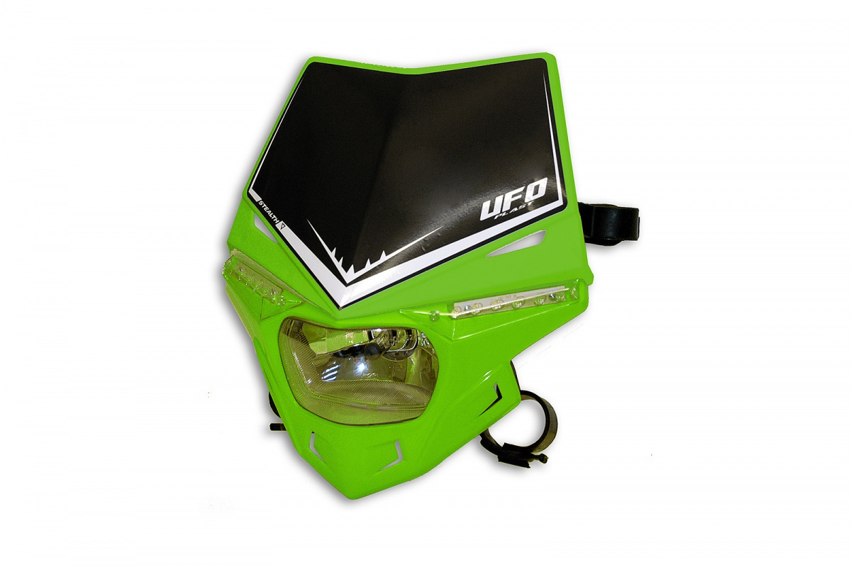Portafaro motocross Stealth verde - Portafari - PF01715-026 - UFO Plast