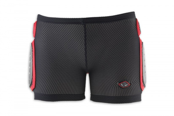 Motocross Padded shorts for kids black and red - Padded shorts - PI04158-KB - UFO Plast