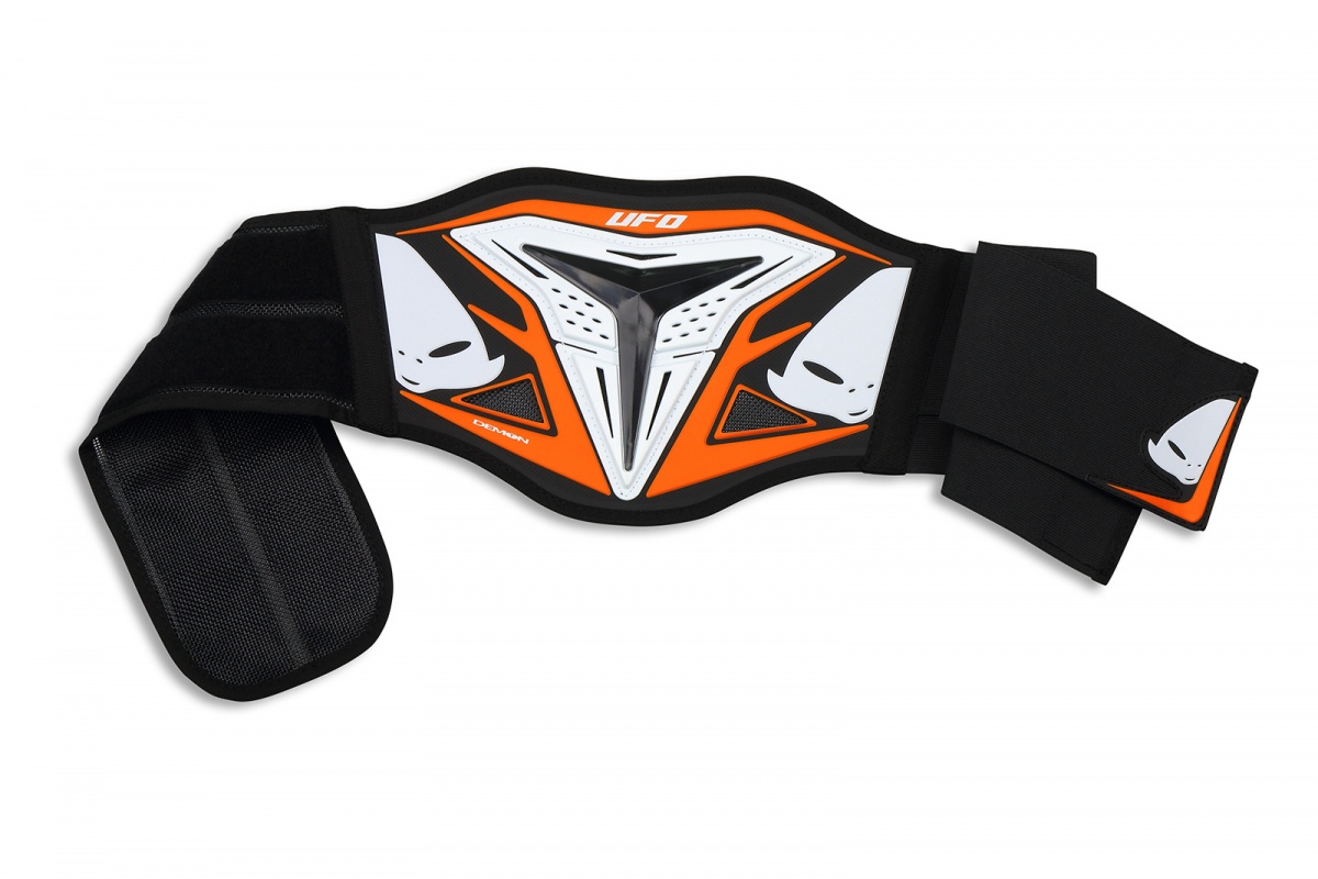 Cintura motocross Demon da bambino arancione - Fasce lombari - CI02357-F - UFO Plast