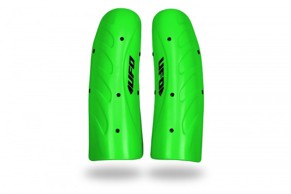 Ski and snowboard Slalom knee shin guard long version neon green - Snow - SK09184-A - UFO Plast