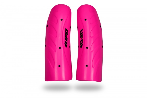 Ski and snowboard Slalom knee shin guard long version pink - Snow - SK09184-P - UFO Plast