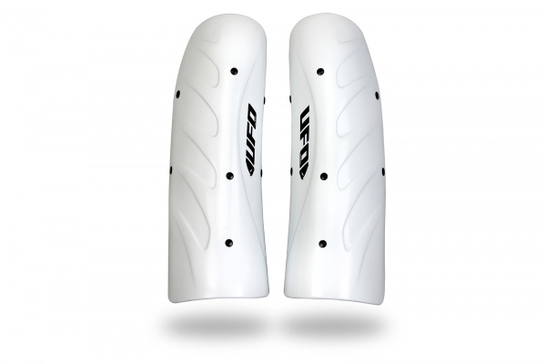 Ski and snowboard Slalom knee shin guard long version white - Snow - SK09184-W - UFO Plast