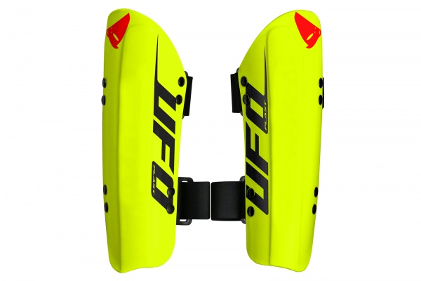 Ski and snowboard forearm protector Racing special graphic neon yellow - Snow - SK09176-DFLUX - UFO Plast