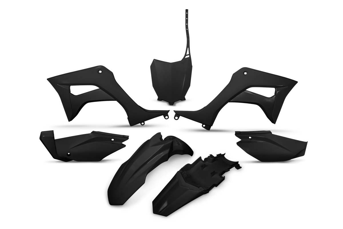 Kit Plastiche nero per Honda CRF 110F (2019-25) - PLASTICHE REPLICA - HOKIT124-001 - Ufo Plast