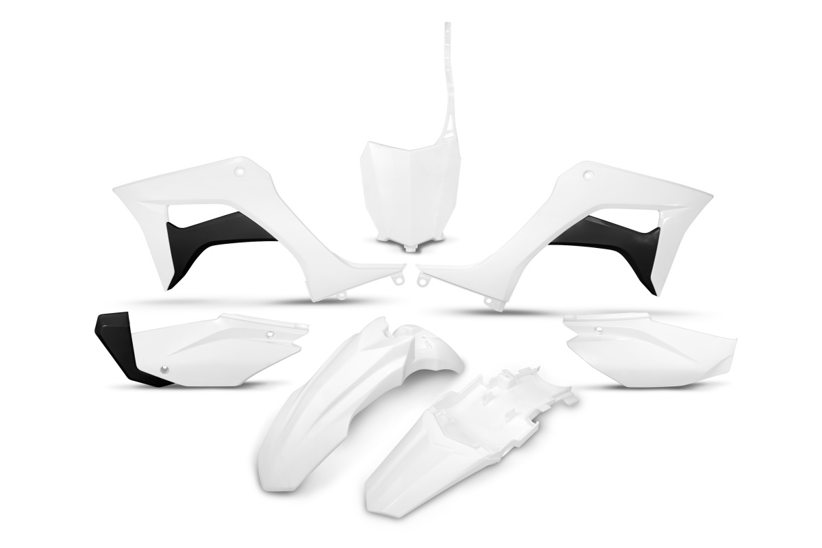 Plastic kit Honda - white 041 - REPLICA PLASTICS - HOKIT124-041 - UFO Plast