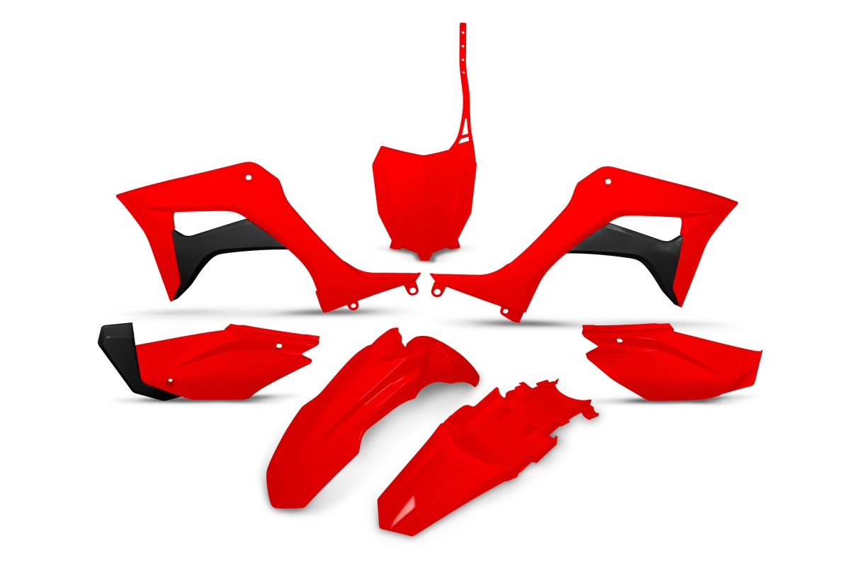 Kit Plastiche OEM Color 23-25 per Honda CRF 110F (2019-25) - PLASTICHE REPLICA - HOKIT124-070 - Ufo Plast