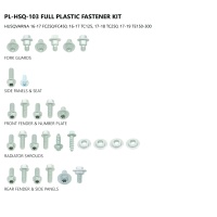 Motocross full plastic fastener kit for Husqvarna - Other items - AC02446 - Ufo Plast