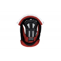 Inner pad for motocross helemt Interceptor & Warrior white and red - Helmet spare parts - HR010-WB - UFO Plast
