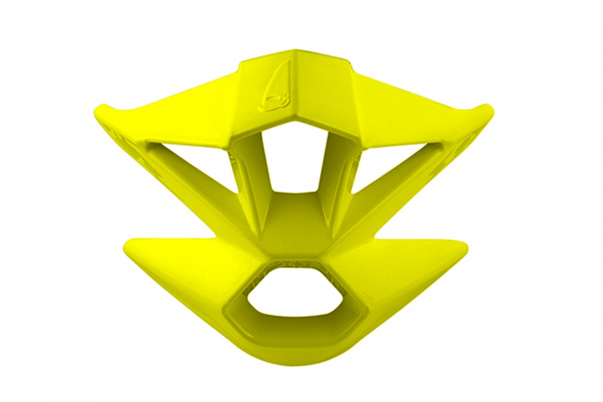 Mouthpiece external for motocross Interceptor & Interceptor II helmet neon yellow - Helmet spare parts - HR035-DFLU - UFO Plast