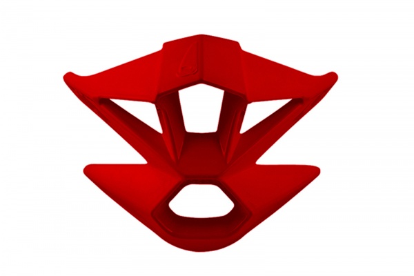 Mouthpiece external for motocross Interceptor & Interceptor II helmet red - Helmet spare parts - HR035-BFLU - UFO Plast