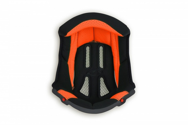 Inner pad for motocross Diamond helmet neon red - Helmet spare parts - HR063-BFLU - UFO Plast