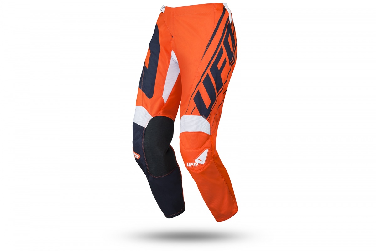 Pantaloni motocross Vanadium arancione fluo da bambino - Pantaloni - PI04473-FFLU - UFO Plast