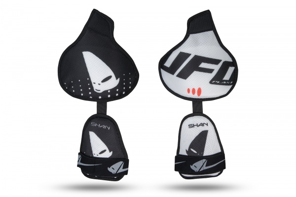 Shoulders replacement for motocross Shan chest protector white - Chest protectors - PT02393-W - UFO Plast