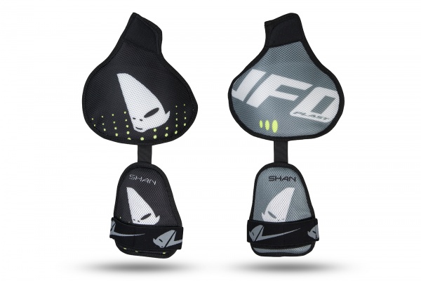 Shoulders replacement for ski and snowboard Shan chest protector black - Snow - PT02393-E - UFO Plast