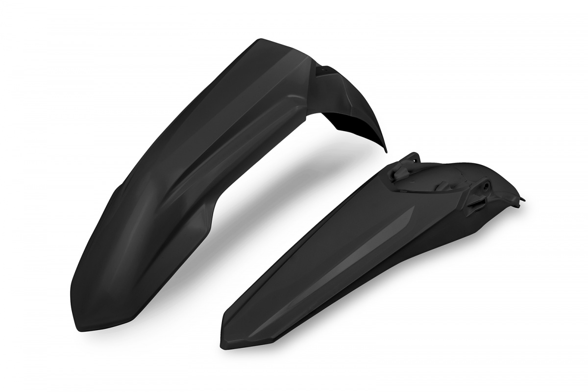 Kit Parafanghi nero per Honda CRF 250R (2022-25) - CRF 450R (2021-25) - CRF 250RX (2022-25) - CRF 450RX (2021-25) - PLASTICHE...