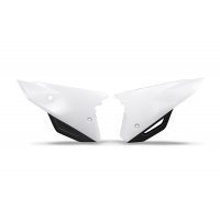 Side Panels white for Honda CRF 250R (2022-24) - CRF 450R (2021-24) - CRF 250RX (2022-25) - CRF 450RX (2021-25) - REPLICA PLA...