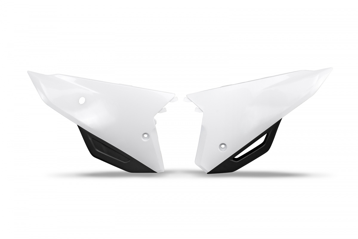 Side Panels white for Honda CRF 250R (2022-24) - CRF 450R (2021-24) - CRF 250RX (2022-25) - CRF 450RX (2021-25) - REPLICA PLA...