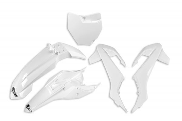 Complete body kit - white 041 - Gas Gas - REPLICA PLASTICS - GGKIT700-041 - UFO Plast