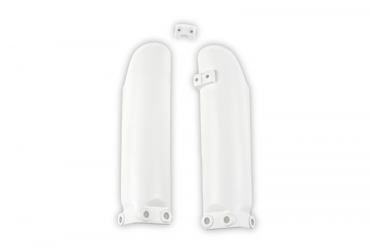 Fork Slider Protectors white for Gas Gas MC 65 (2021-25) - REPLICA PLASTICS - GG07108-041 - Ufo Plast