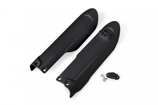 Fork slider protectors - black - Husqvarna - REPLICA PLASTICS - HU04305-001 - UFO Plast
