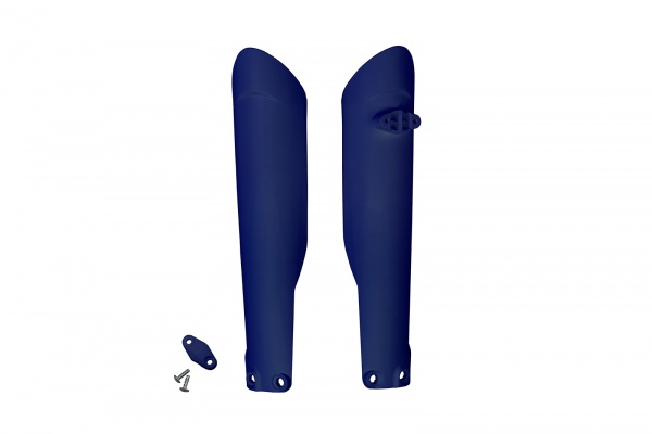 Fork slider protectors - blue 087 - Husqvarna - REPLICA PLASTICS - HU03361-087 - UFO Plast
