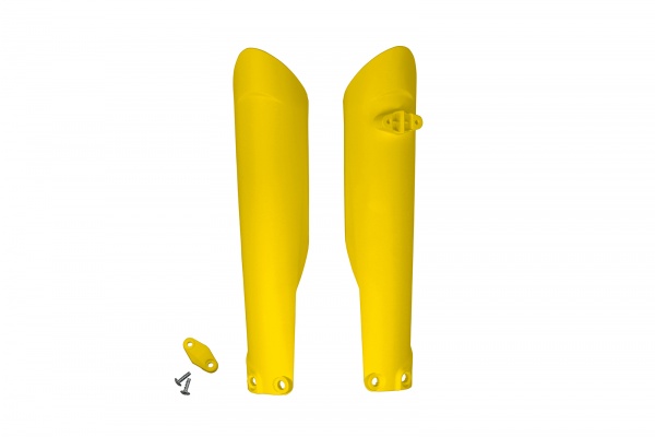 Fork slider protectors - yellow 103 - Husqvarna - REPLICA PLASTICS - HU03361-103 - UFO Plast