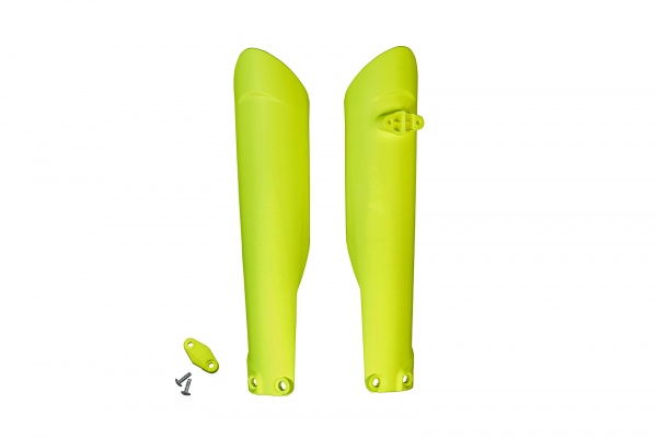 Fork slider protectors - yellow 19-21 - Husqvarna - REPLICA PLASTICS - HU03361-104 - UFO Plast