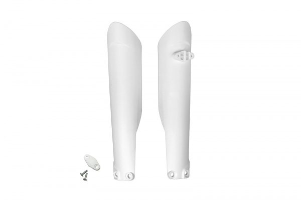Fork slider protectors - white 047 - Ktm - REPLICA PLASTICS - KT04055-047 - UFO Plast