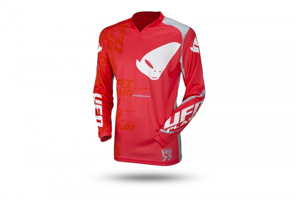 Motocross Indium jersey red - Jersey - MG04470-BFLU - UFO Plast