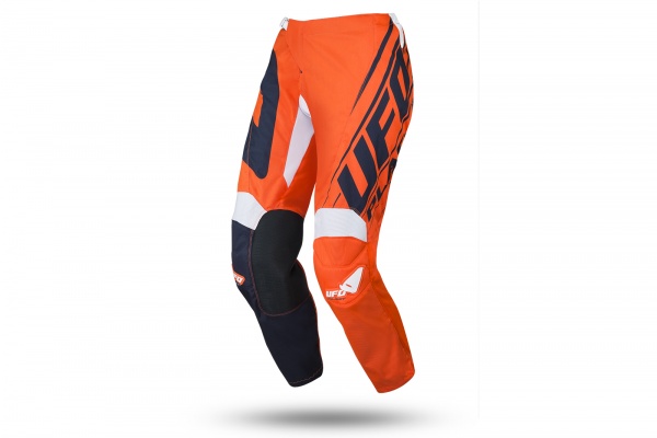 Pantaloni motocross Vanadium blu e arancione fluo - Pantaloni - PI04471-FFLU - UFO Plast