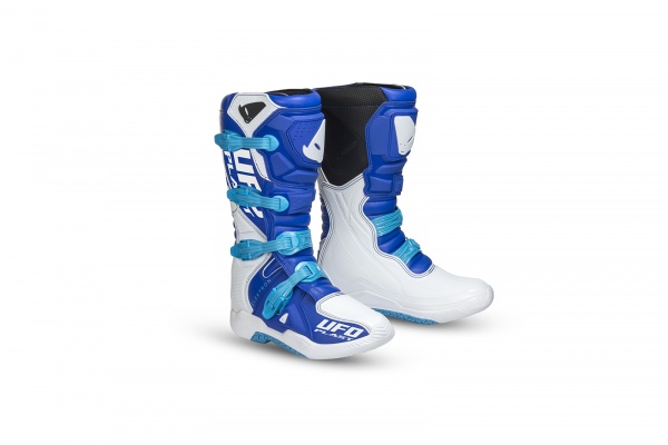 Motocross Elektron boots white and blue - Boots - BO007-C - UFO Plast