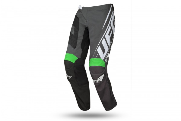 Pantaloni motocross Vanadium nero e verde fluo - Pantaloni - PI04471-K - UFO Plast