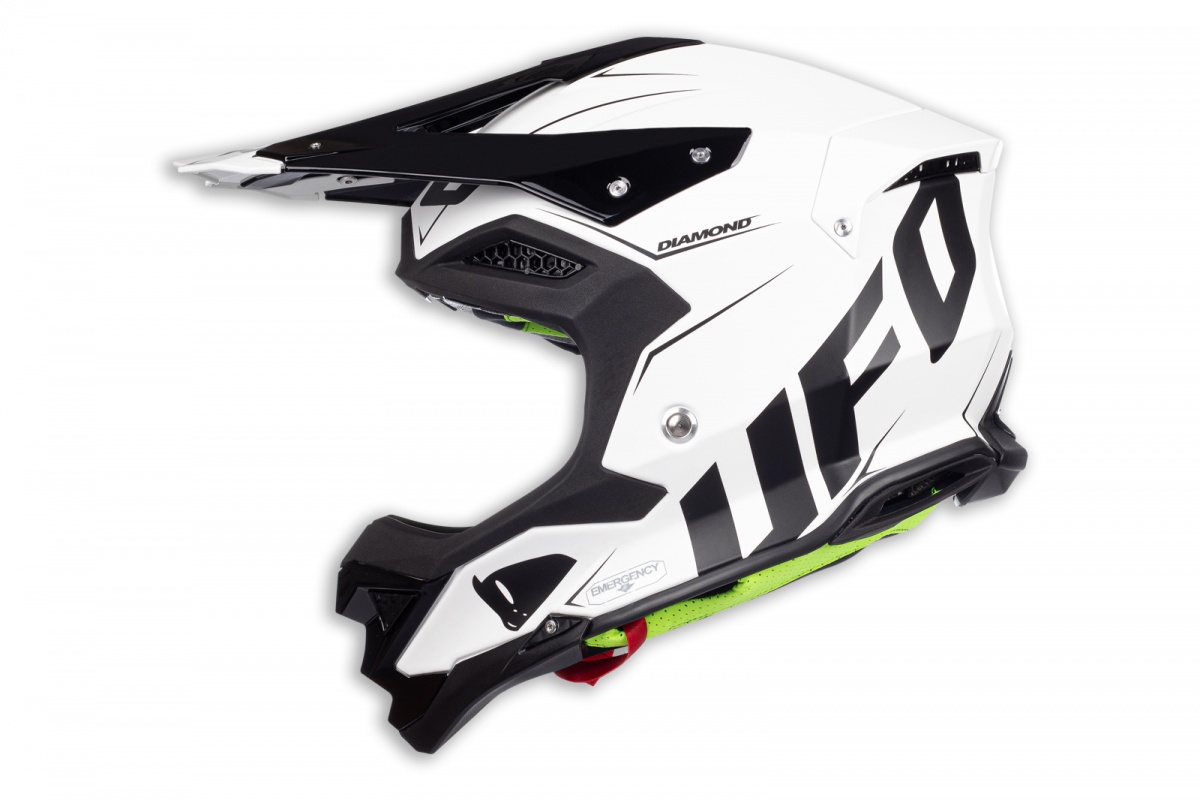 Motocross helmet Diamond limited edition black and white - NEW PRODUCTS - HE051 - UFO Plast