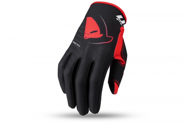 Motocross Skill Kimura gloves black and red - Gloves - GU04499-KB - UFO Plast