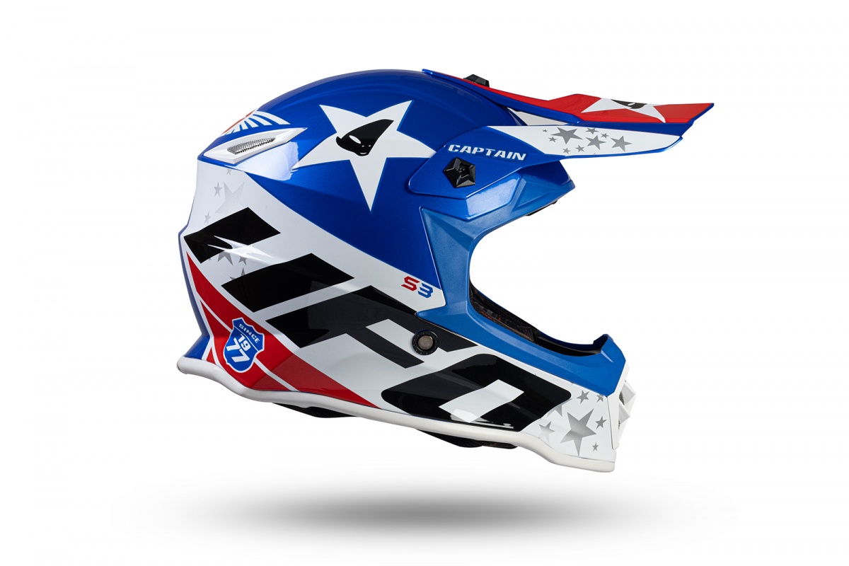 E-bike helmet Captain for kids blue and white - Helmets - HE159 - UFO Plast