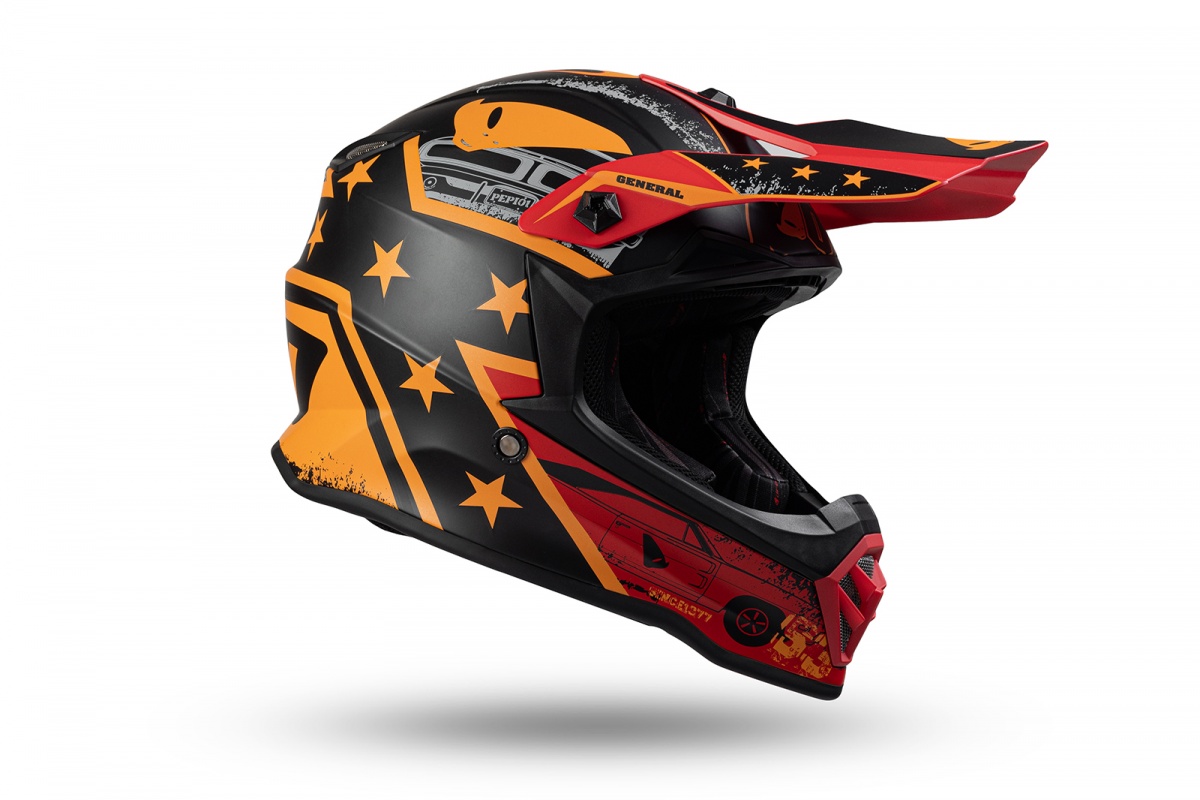E-bike helmet General for kids black, red and orange - Helmets - HE158 - UFO Plast