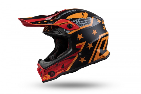 E-bike helmet General for kids black, red and orange - Helmets - HE158 - UFO Plast